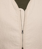 Padded Cotton Zip Vest