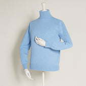 Cashmere Roll Neck Sweater In