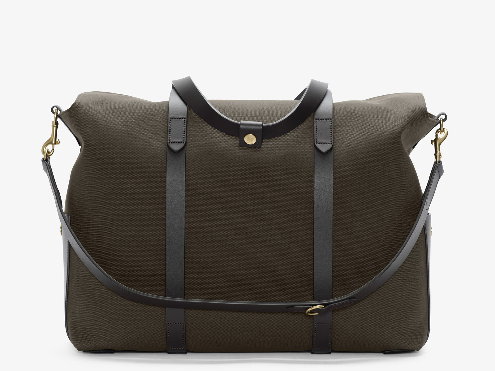 M/S Mega Tote – Army/Dark Brown