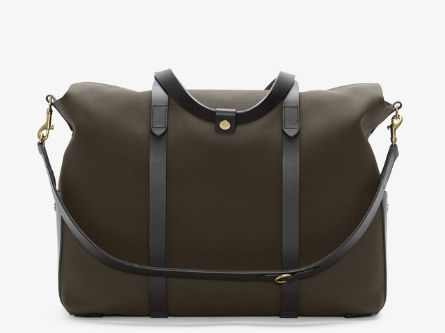 M/S Mega Tote – Army/Dark Brown