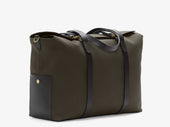 M/S Mega Tote – Army/Dark Brown