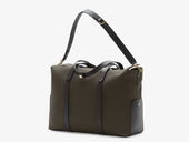 M/S Mega Tote – Army/Dark Brown