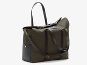 M/S Mega Tote – Army/Dark Brown