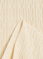 Melville Cable Knited Scarf Wool