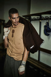 Gustavo Trousers In Wool Covert