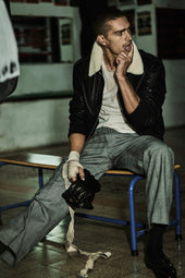 Vito Trousers In Wool Glen Check