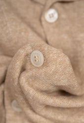 Men's Open Collar Knit - Brown