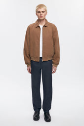 Men's A-2 Bomber Jacket in Washed Otter