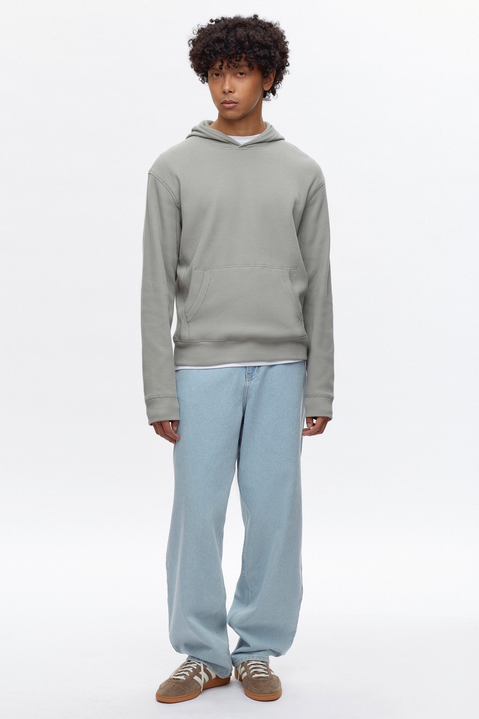 Atlas Hoodie in Neutral Grey