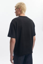 Men's Box Slub Tee in Black