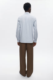 Men's Classic Stripe Shirt in Light Blue Stripe