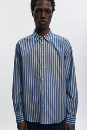 Classic Stripe Shirt in Navy Stripe