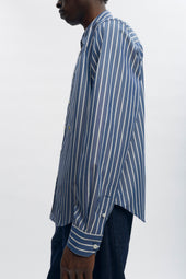 Classic Stripe Shirt in Navy Stripe
