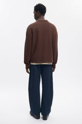 Men's Cozy Cardigan in Coffee Bean