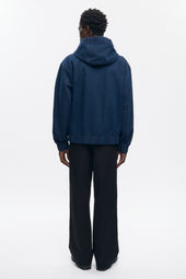 Men's Denim Hooded Jacket in Rinse