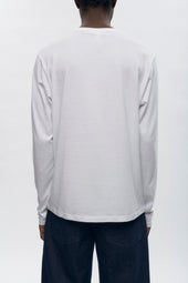 Unisex Essential Longsleeve in White