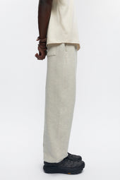 Men's French Terry Jogger in Oat Melange