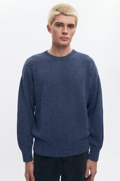 Men's Hamatah Sweater in Blue Melange