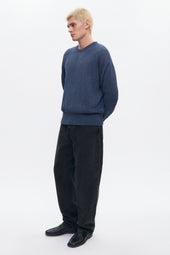 Men's Hamatah Sweater in Blue Melange