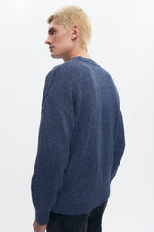 Men's Hamatah Sweater in Blue Melange