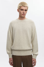 Men's Hamatah Sweater in Oat Melange
