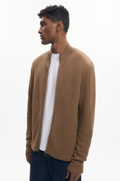 Men's Lightweight Zip Sweater in Otter
