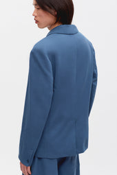 Linen Laureate Jacket in Nile Blue