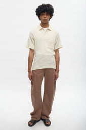 Luxor Jersey Polo in Natural