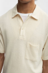Luxor Jersey Polo in Natural