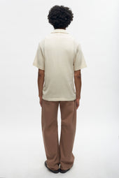 Luxor Jersey Polo in Natural