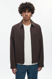 Men's Malik Wool Jacket in Coffee Bean