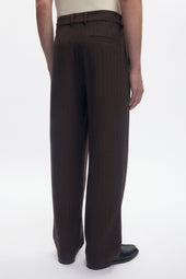 Men's Malik Wool Trouser in Coffee Bean