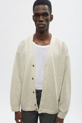Mina Cardigan in Oat Melange