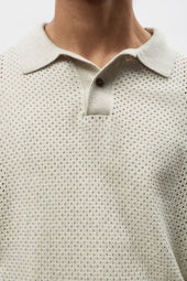Mina Polo in Oat Melange