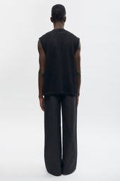Mina Vest in Black