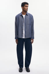 Men's Misr Shirt in Blue Mix