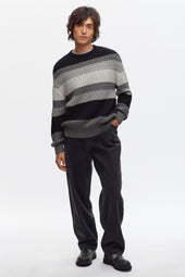 Namat Sweater in Black Melange