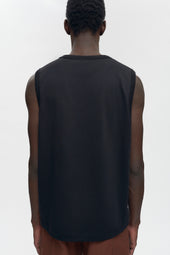 Men's Relaxed Tank in Black