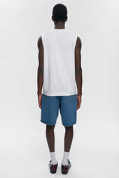 Men's Relaxed Tank in White