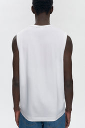 Men's Relaxed Tank in White