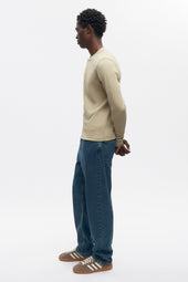 Men's Rib Henley in Desert