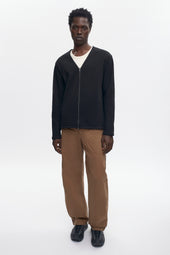 Men's Thebes Cardigan in Black