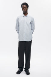 Men's Wool Trouser in Charcoal