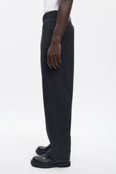 Men's Wool Trouser in Charcoal