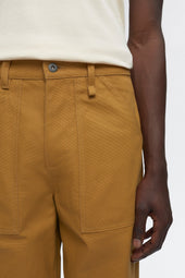 Men's Work Trouser in Dark Camel