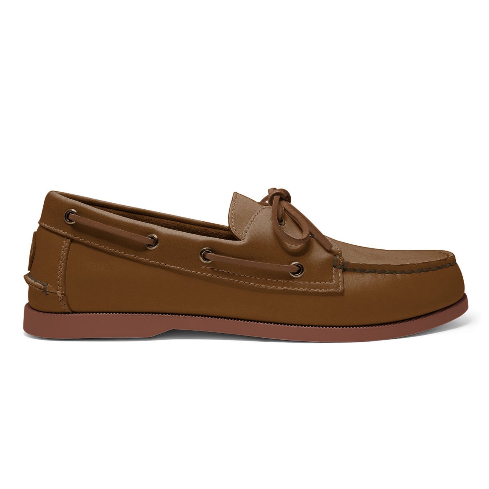 Men’s 2 Eyelet LE Boat Shoe: Whiskey Brick