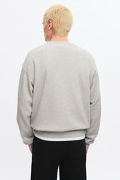 Men's Essential Sweatshirt in Heather Grey