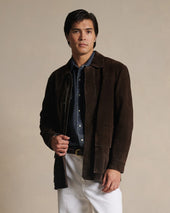 Suede Field Jacket Bitter