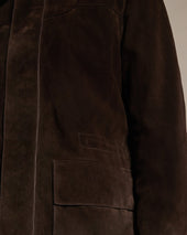 Suede Field Jacket Bitter