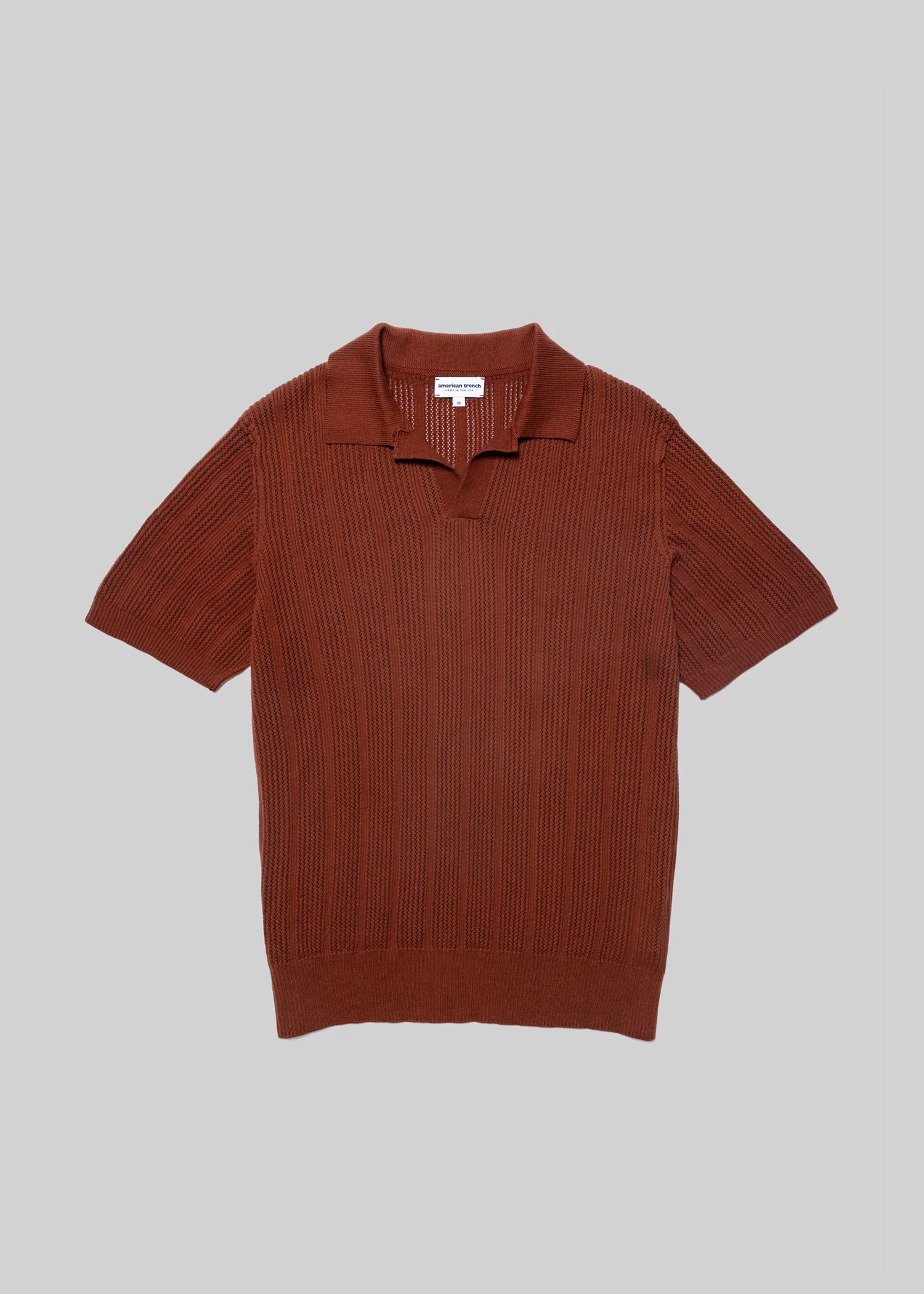 The Merion Open Knit Polo